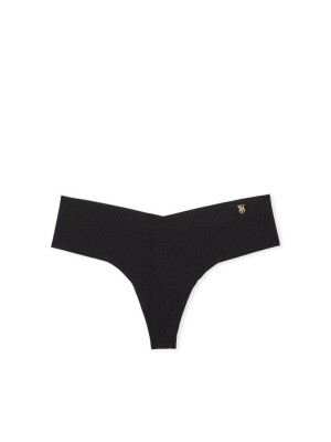 Трусики No Show Thong panty Black Logo Vs