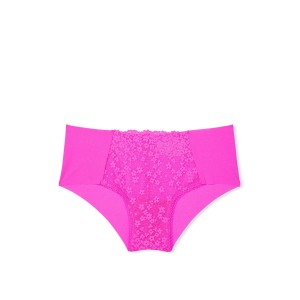 Трусики No show Cheeky Panty Lace Detail Pink Berry