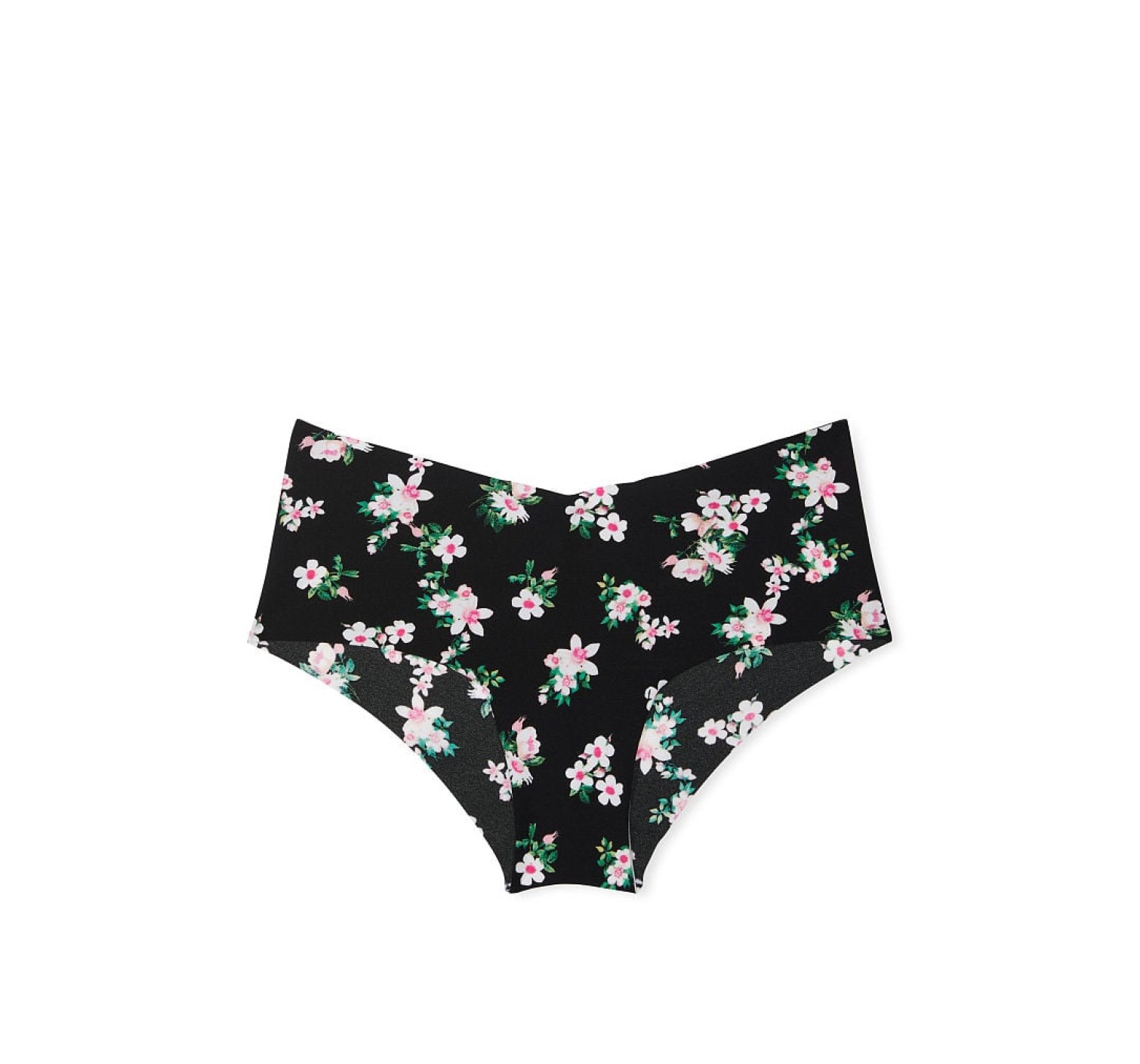 Трусики No show Cheeky Panty Black Floral