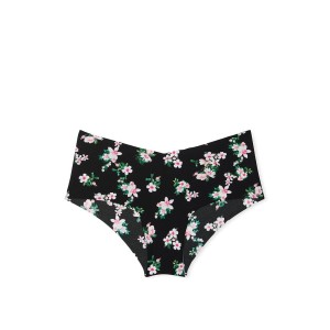 Трусики No show Cheeky Panty Black Floral