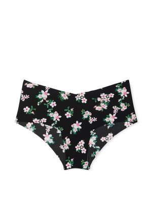 Трусики No show Cheeky Panty Black Floral