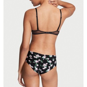 Трусики No show Cheeky Panty Black Floral