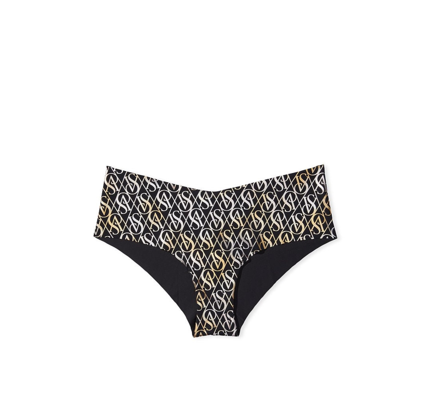 Трусики No show Cheeky Panty Black Shimmer Logo Vs