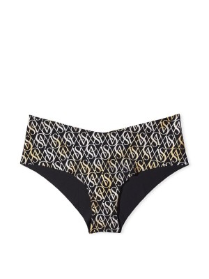 Трусики No show Cheeky Panty Black Shimmer Logo Vs