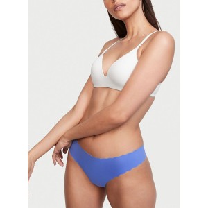Трусики No Show Thong Panty Ruffle Blue