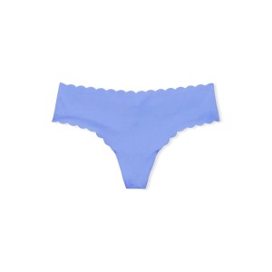 Трусики No Show Thong Panty Ruffle Blue