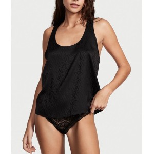 Пижама Short Cami PJ Set Black logo