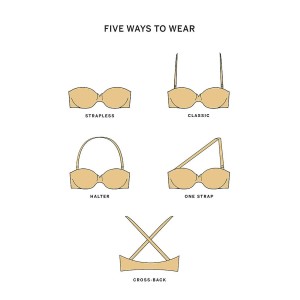 Комплект Push-Up Strapless Bra Praline Set