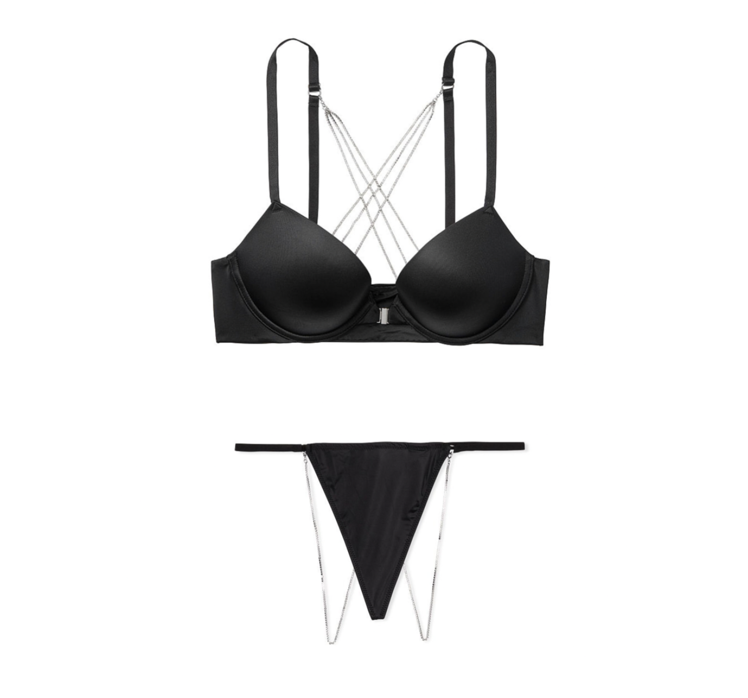 Комплект Very Sexy Hardware Push up Bra Black Set
