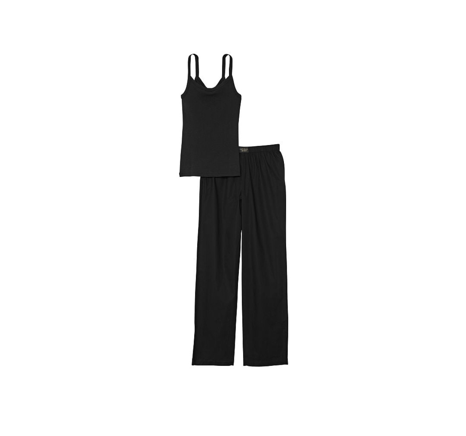 Пижама Cotton Tank Tee-jama Set Black