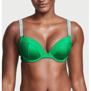 Купальник Shine Strap Sexy Tee Push-Up Bikini Verdant Green