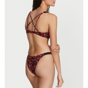 Купальник Shine Strap Sexy Tee Push-Up Bikini Mixed Berry Set