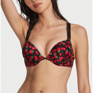 Купальник Shine Strap Sexy Tee Push-Up Bikini Mixed Berry Set