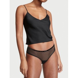 Комплект Very Sexy Open Cup Demi Bow Unlined Balconet Cheeky Black Set