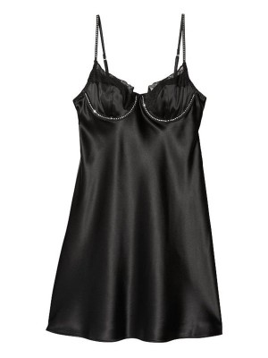 Пеньюар Satin Lace Embellished Cupped Mini Slip