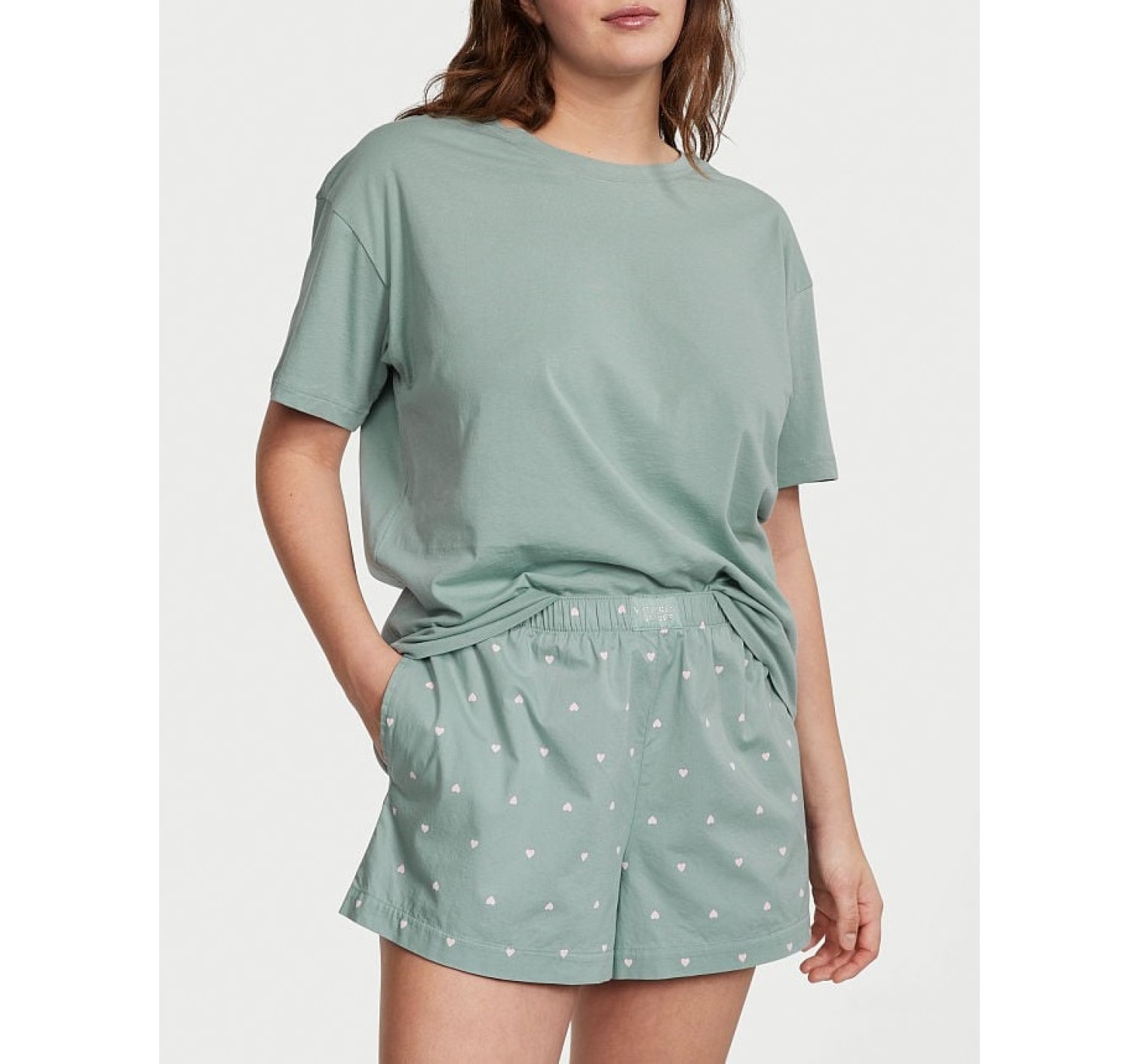 Пижама Cotton Short Tee-jama Set Sage Dust Dot