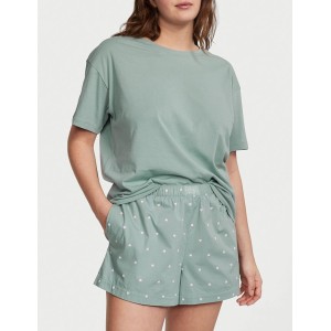 Пижама Cotton Short Tee-jama Set Sage Dust Dot