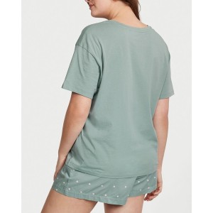 Пижама Cotton Short Tee-jama Set Sage Dust Dot