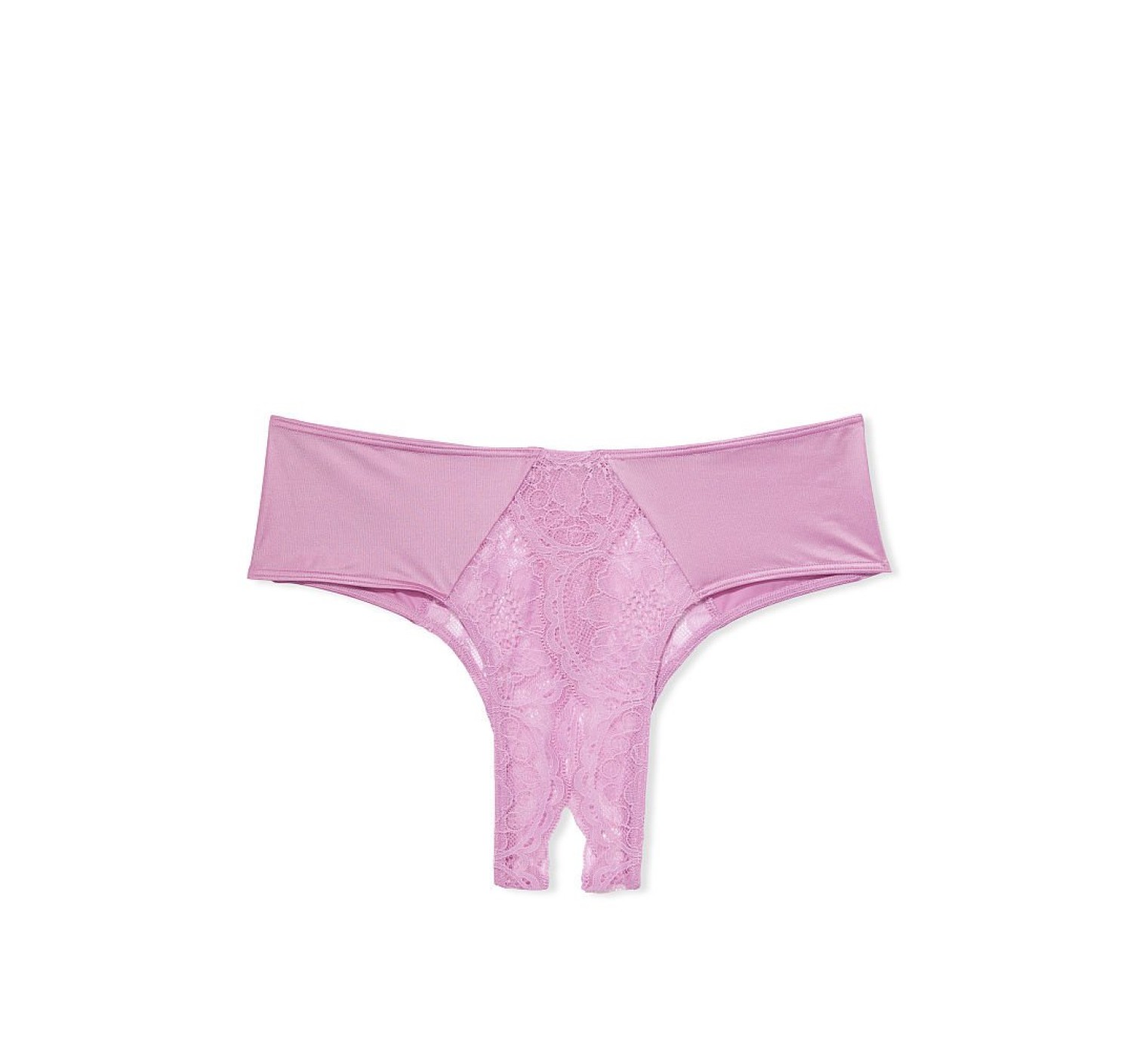 Tрусики Lace Ouvert Cheeky Panty Liliac