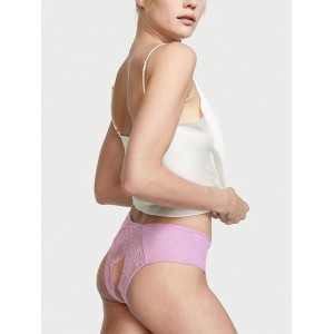 Tрусики Lace Ouvert Cheeky Panty Liliac