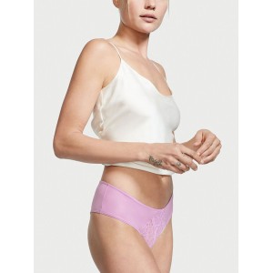 Tрусики Lace Ouvert Cheeky Panty Liliac