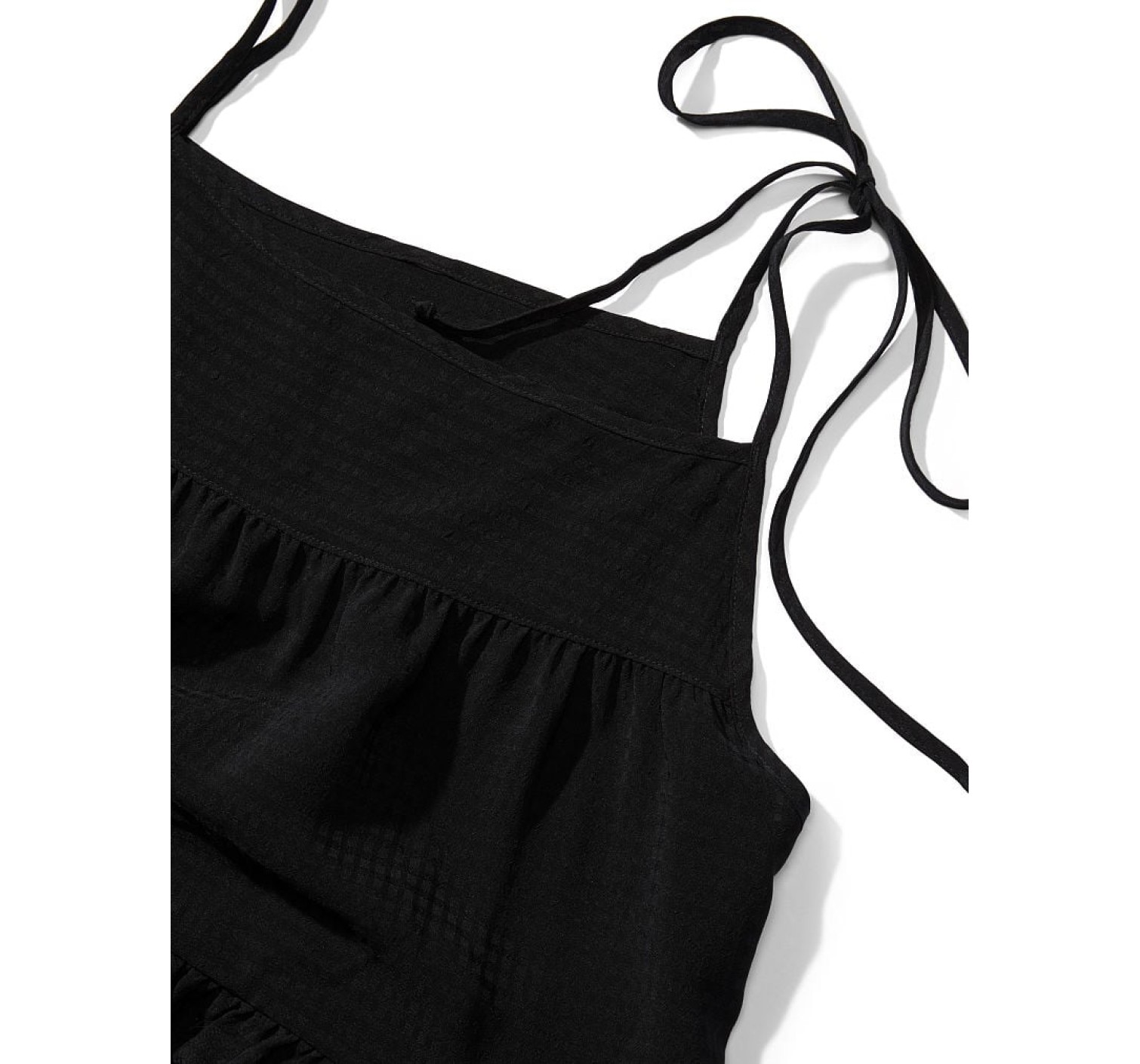 Сукня Tiered Mini Dress Coverup Black