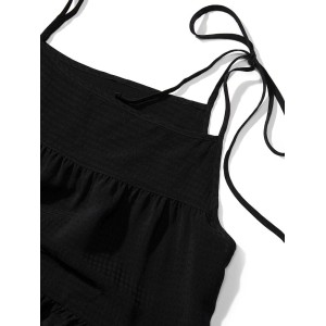 Сукня Tiered Mini Dress Coverup Black