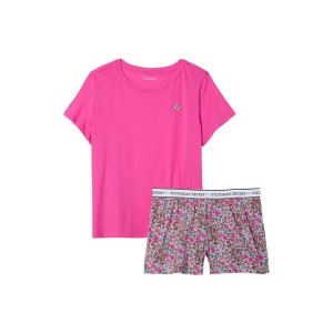 Пижама Tee-jama Cotton Short PJ Set Fuchsia
