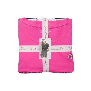 Пижама Tee-jama Cotton Short PJ Set Fuchsia