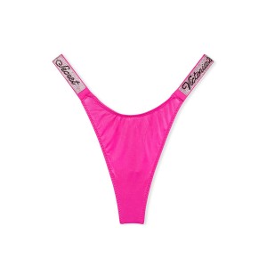 Трусики Smooth Shine Strap Thong Panty Fuschia Frenzy