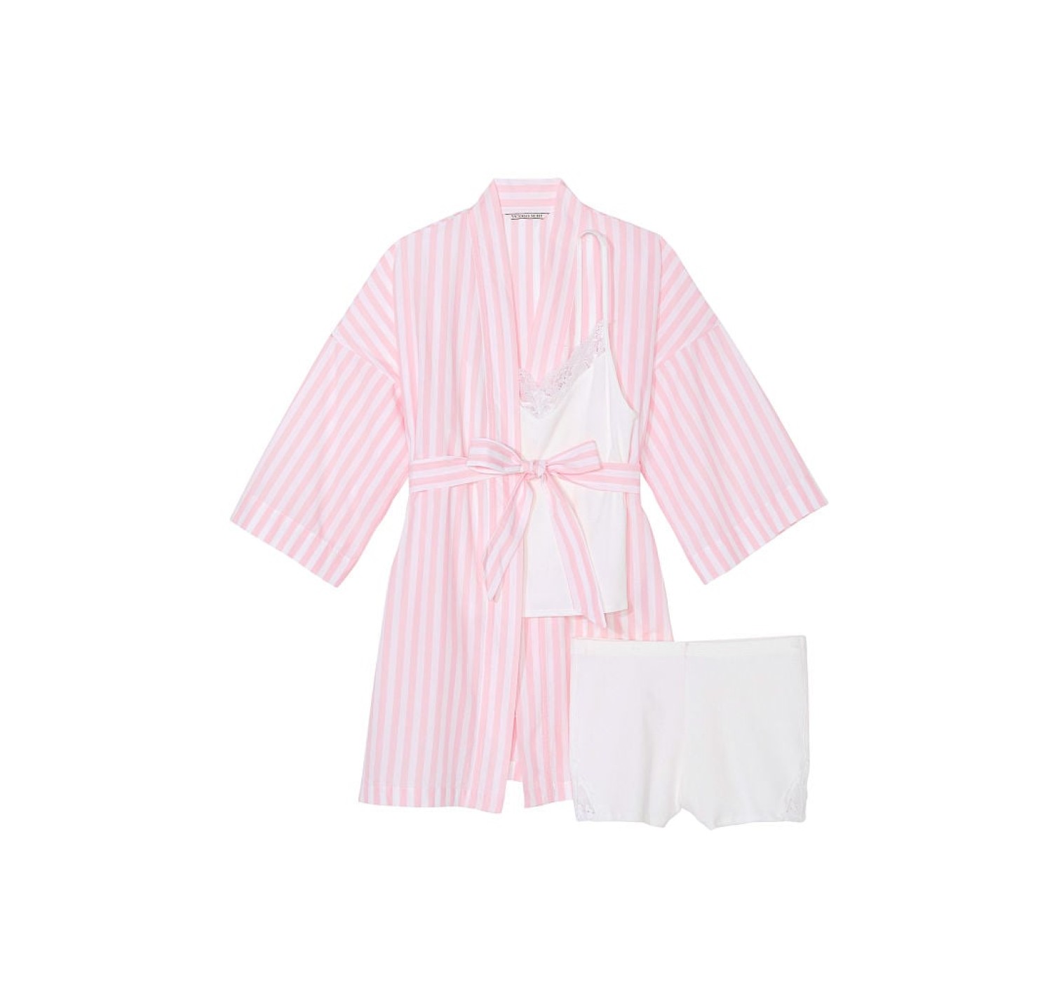 Піжама 3-Piece Cotton Pajama Set Pretty Blossom Stripe