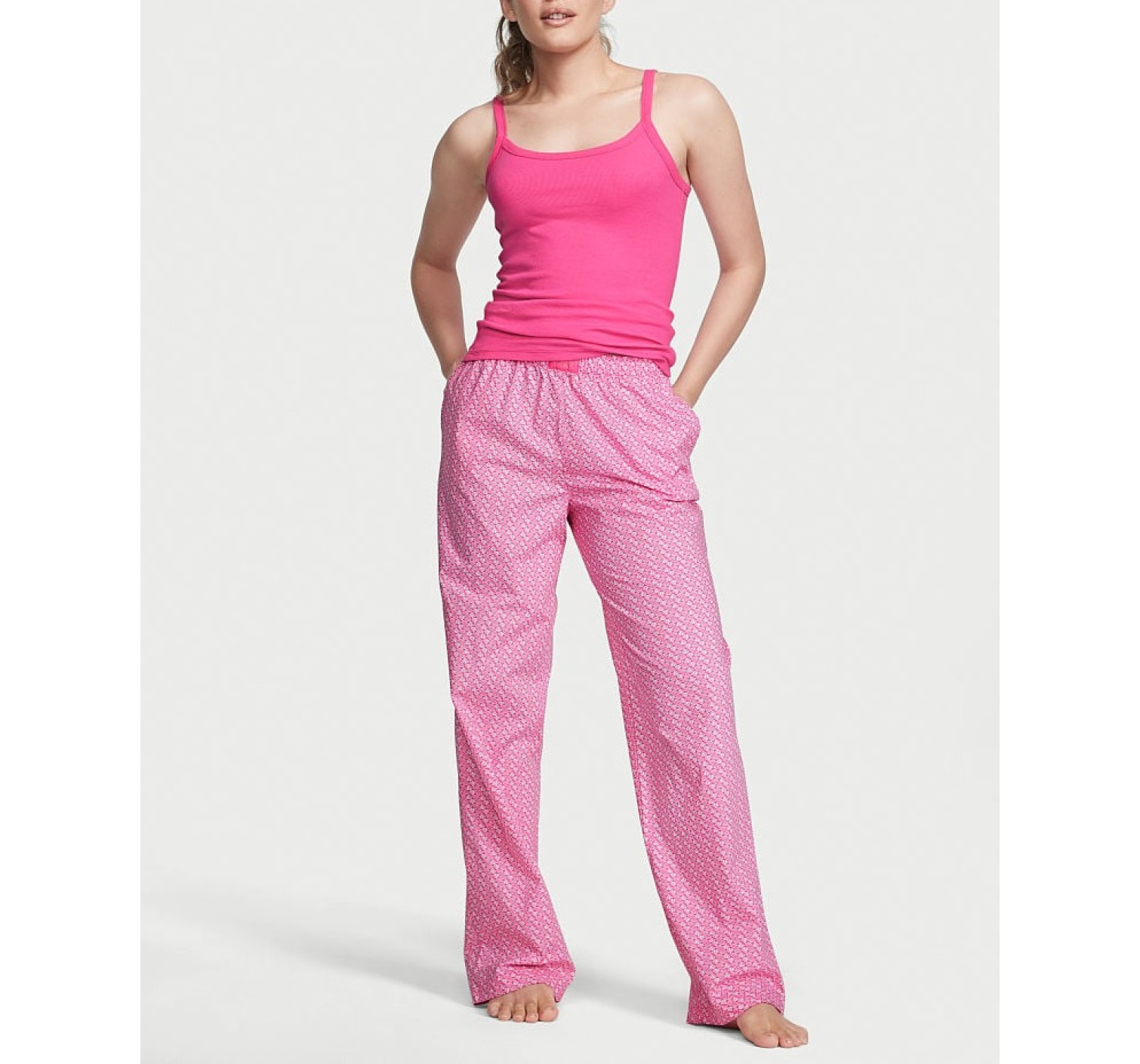 Пижама Cotton Tank Tee-jama Set Fever Pink