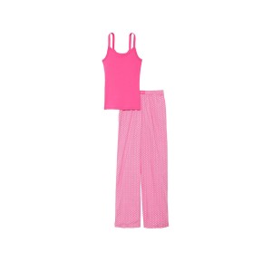 Пижама Cotton Tank Tee-jama Set Fever Pink