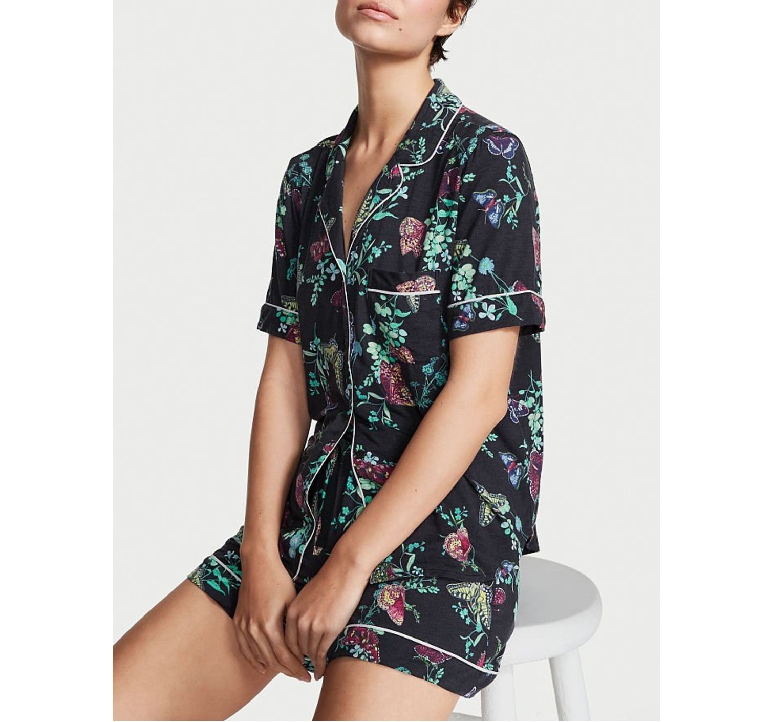 Пижама Modal Short PJ Set Flower print
