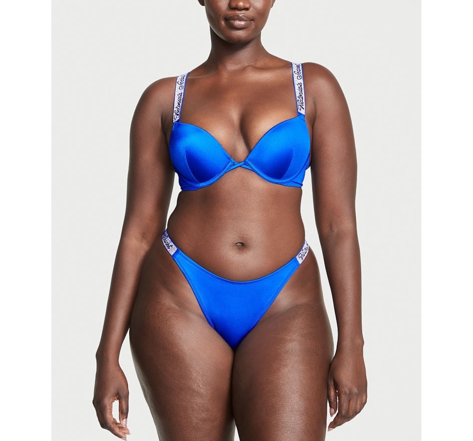 Купальник Shine Strap Bombshell Push-Up Blue Oar Logo Set