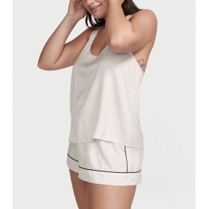 Піжама Short Cami PJ Set White logo