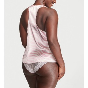 Пижама Short Cami PJ Set White Pink logo