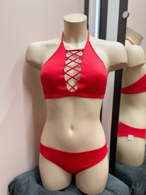 Купальник PINK Swim Top Red Set
