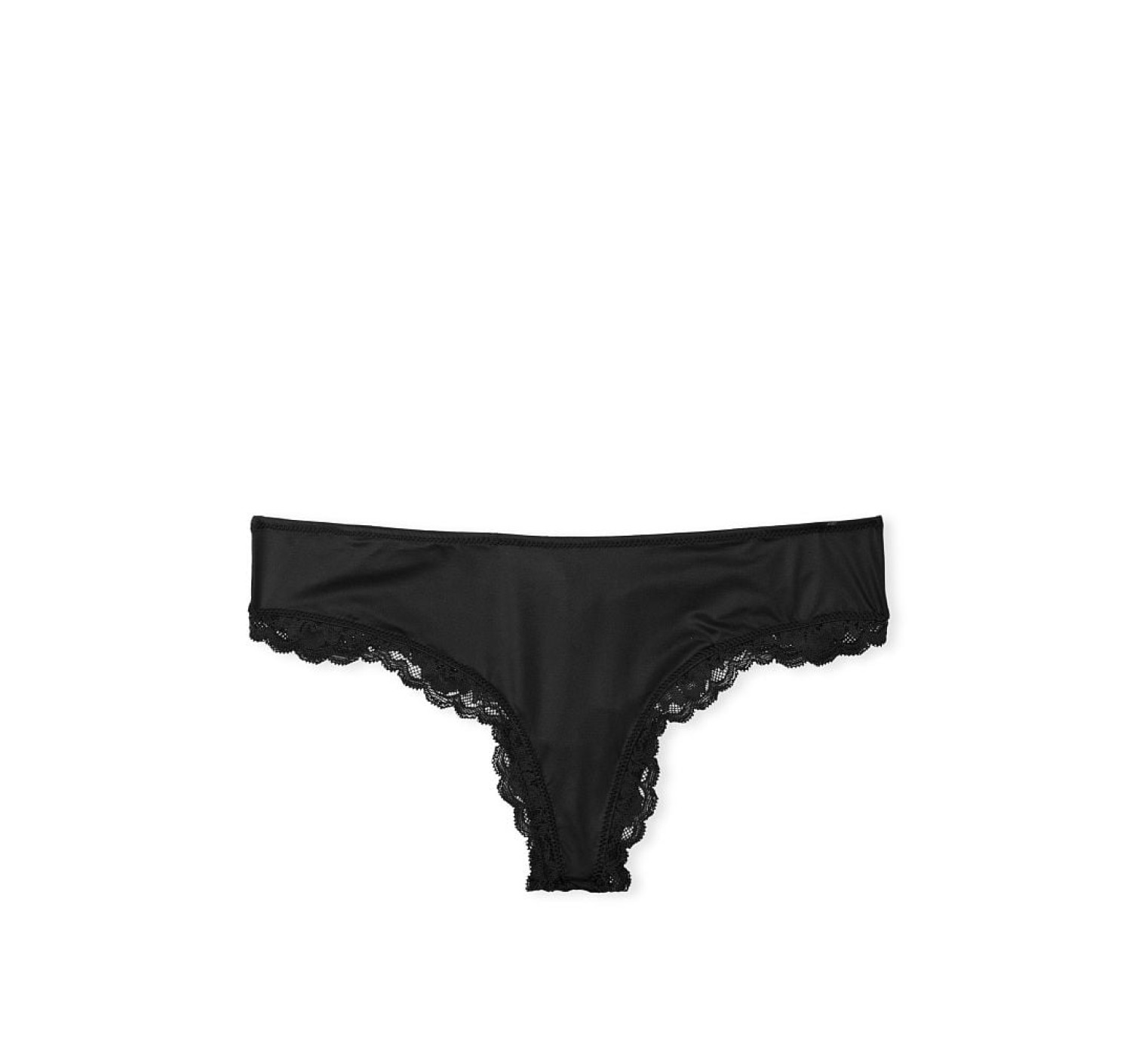 Трусики Smooth Cutout Back Thong Panty Black
