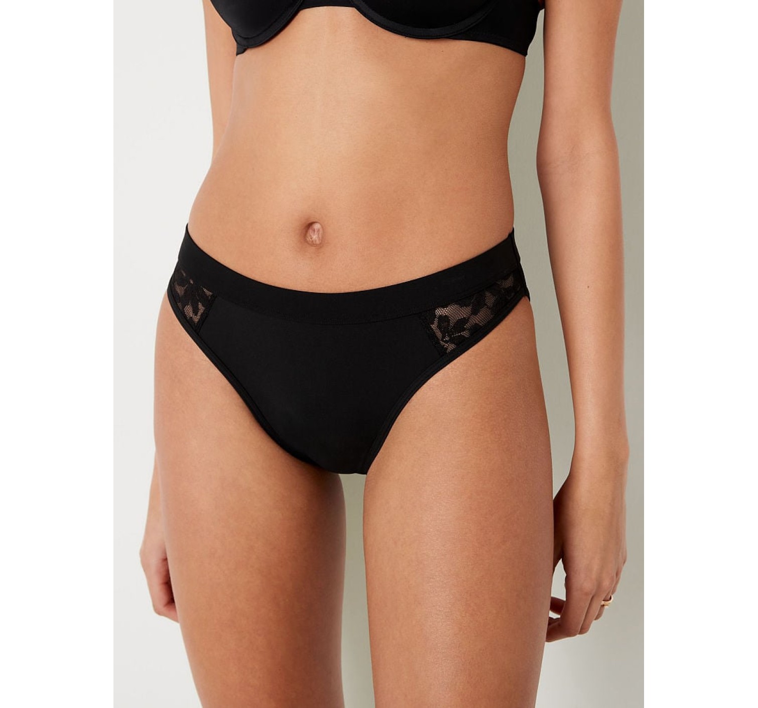 Трусики для критичних днів Lace Period Bikini Panty Black