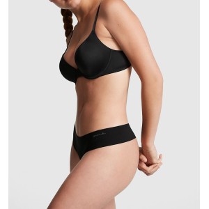 Трусики No Show Thong Panty Black PINK