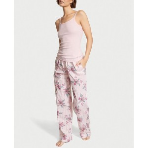 Піжама Long Cami Set Floral Stripes