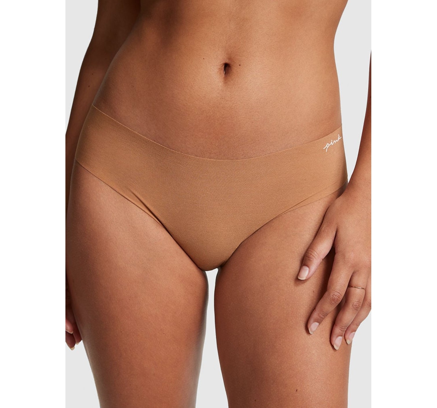 Трусики No Show Thong Panty Toffee PINK