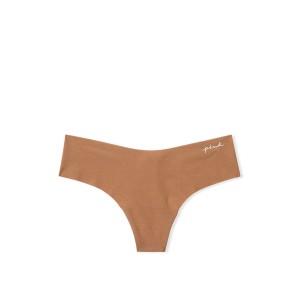 Трусики No Show Thong Panty Toffee PINK