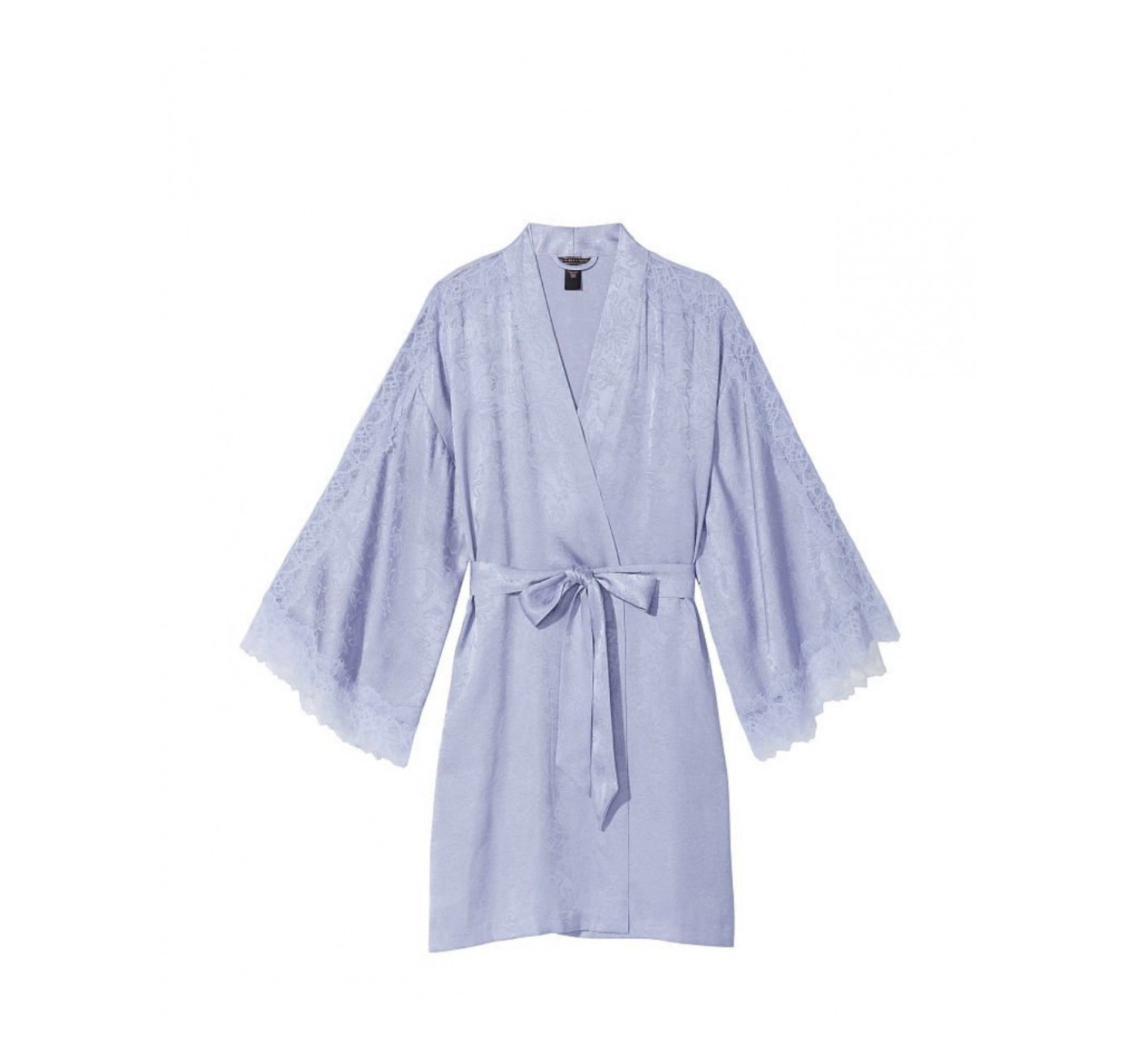 Халат Satin Jacquard Lavender Flounce