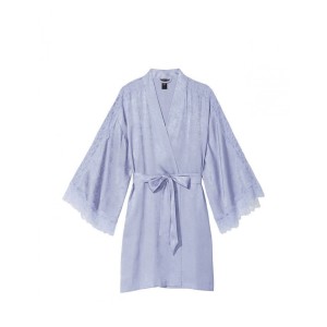 Халат Satin Jacquard Lavender Flounce