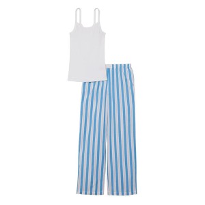 Піжама Cotton Tank Tee-jama Set Blue Stripe