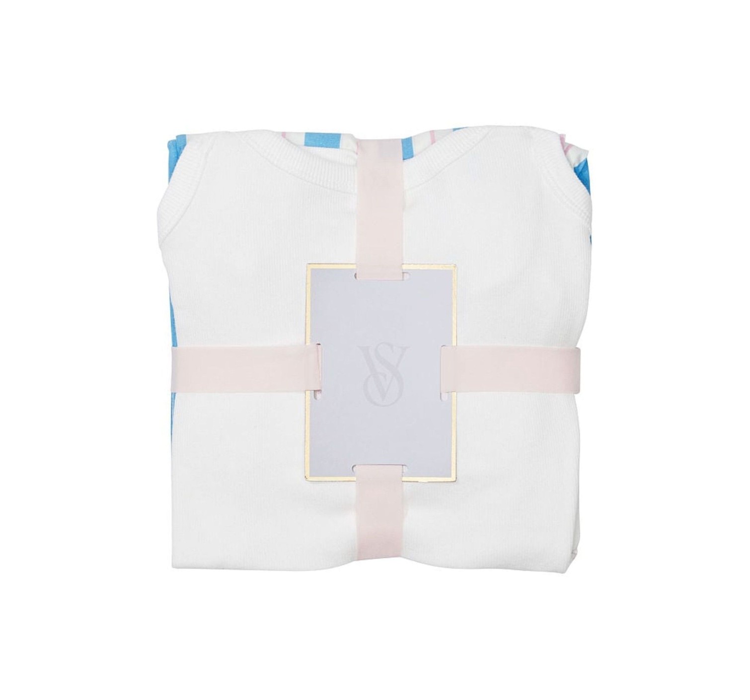 Піжама Cotton Tank Tee-jama Set Blue Stripe