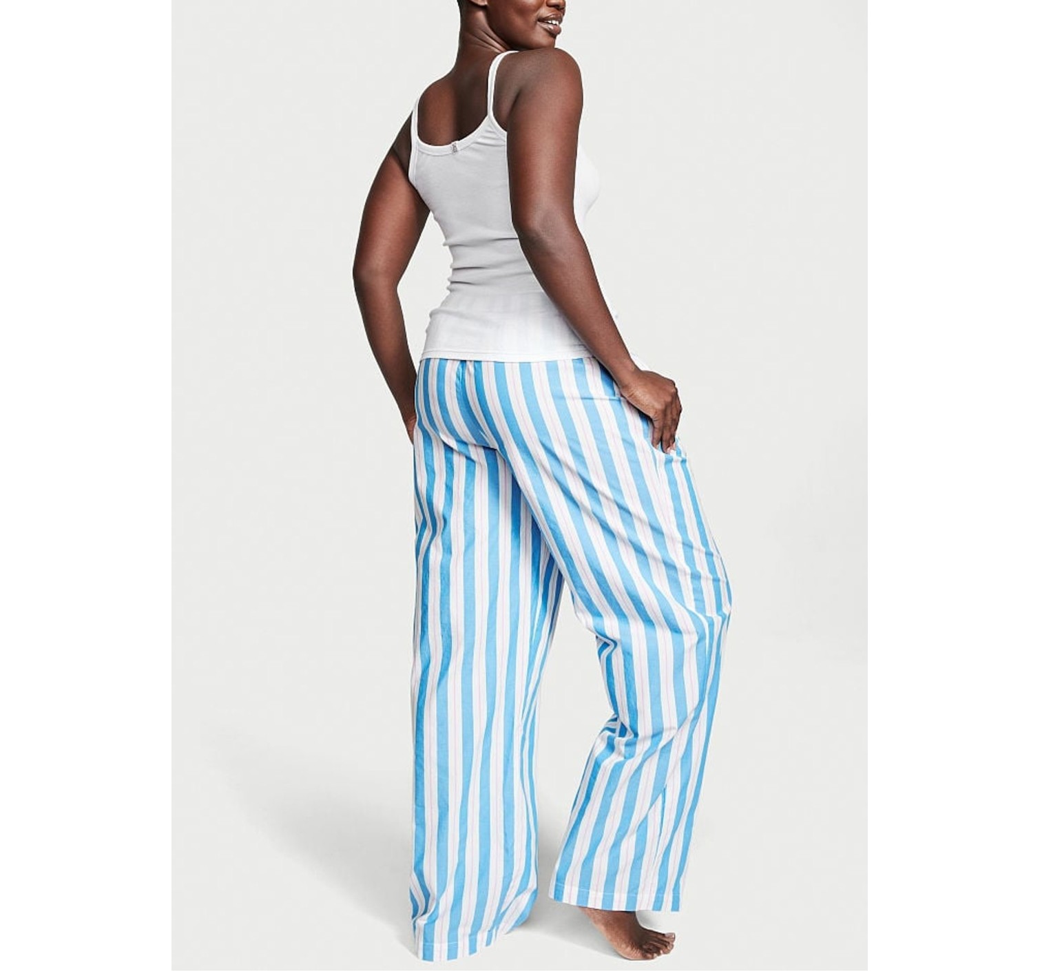 Піжама Cotton Tank Tee-jama Set Blue Stripe