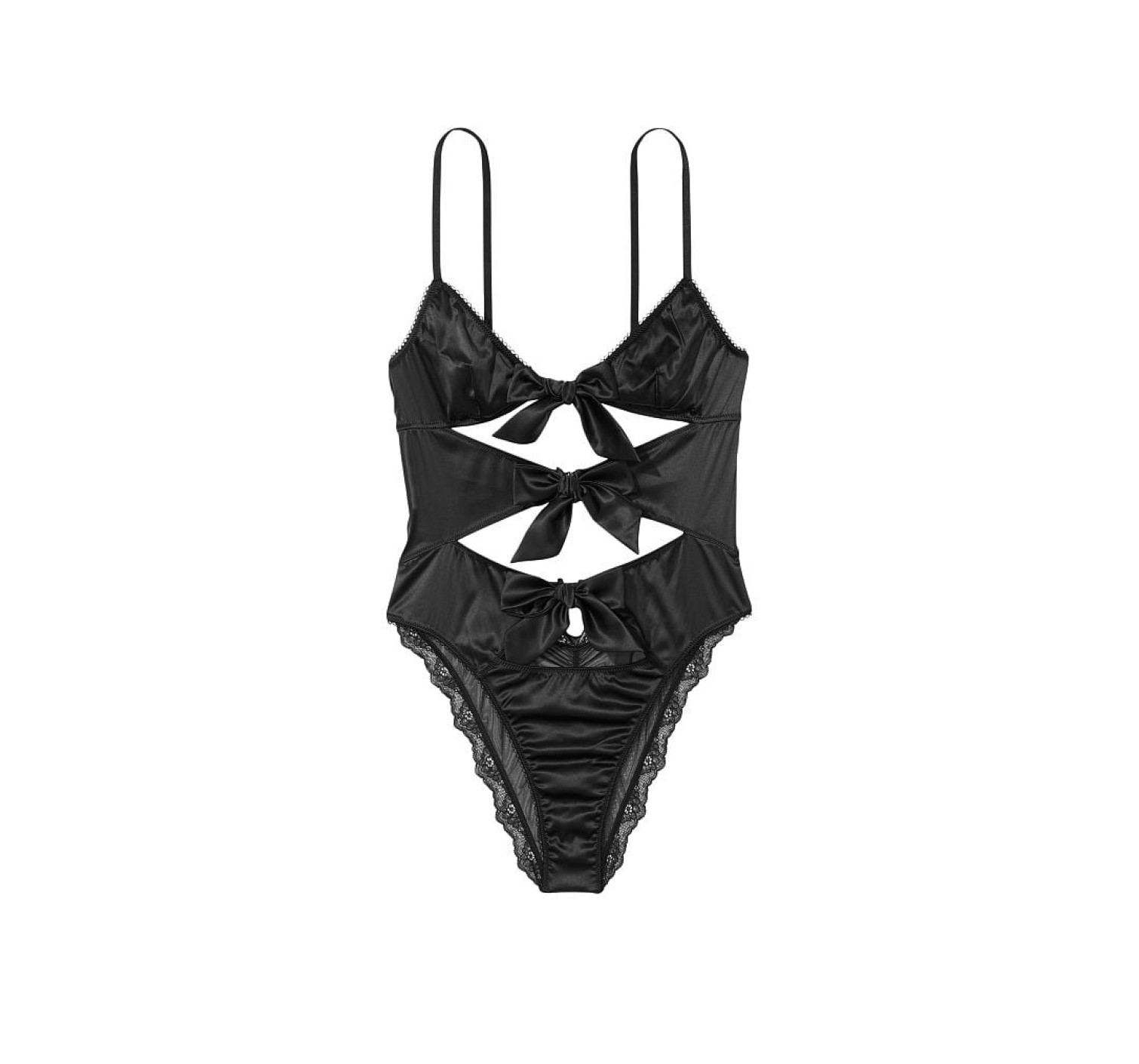 Боді Tied-with-a-Bow Teddy Black